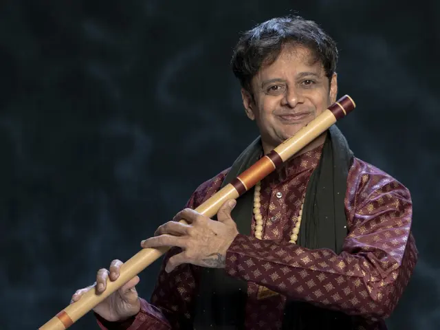 Prakash Hegde with his bansuri