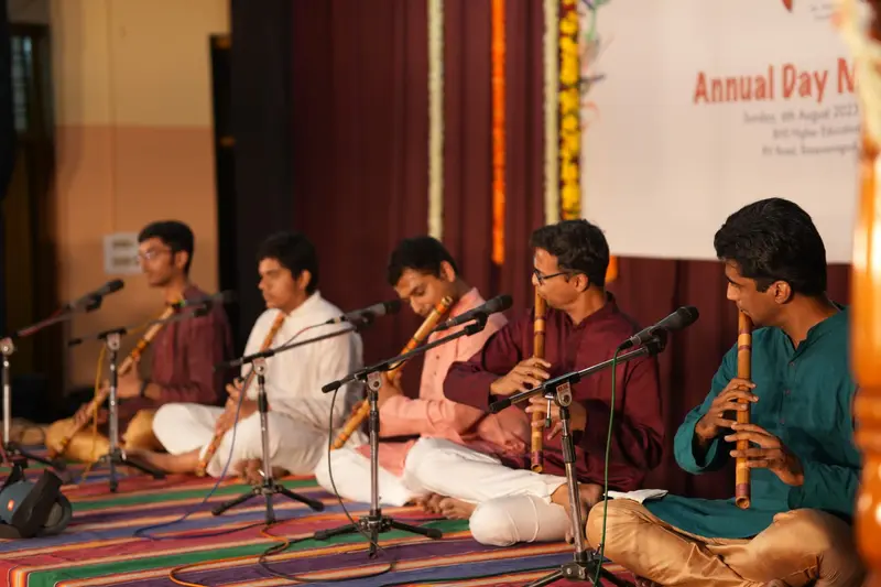Prakash Hegde with his bansuri